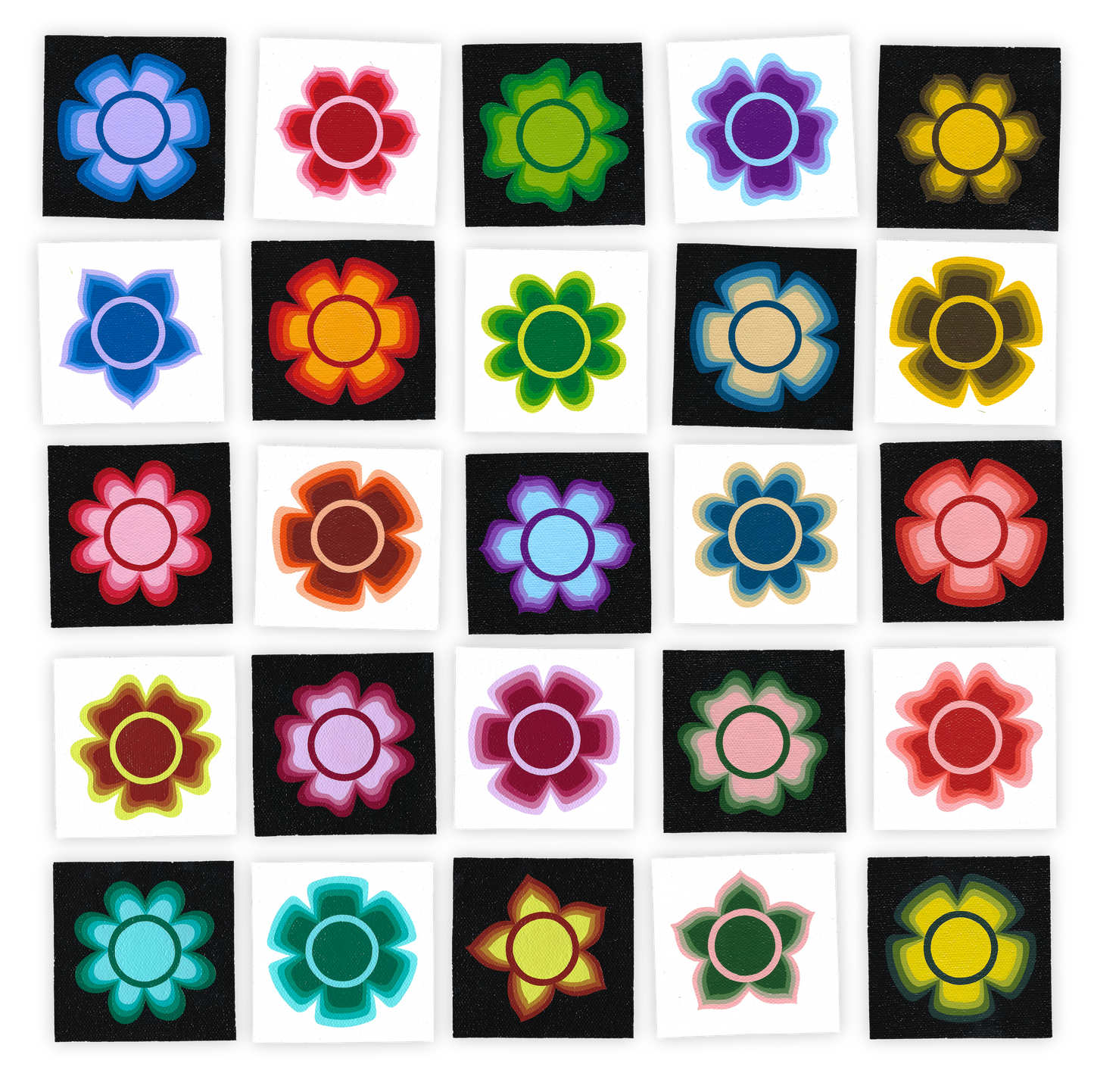 No. 15 Flower - Canvas Square
