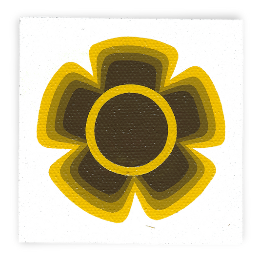 No. 14 Flower - Canvas Square