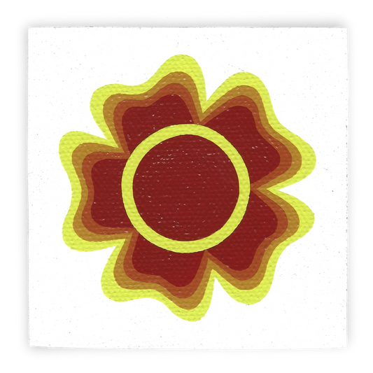 No. 04 Flower - Canvas Square