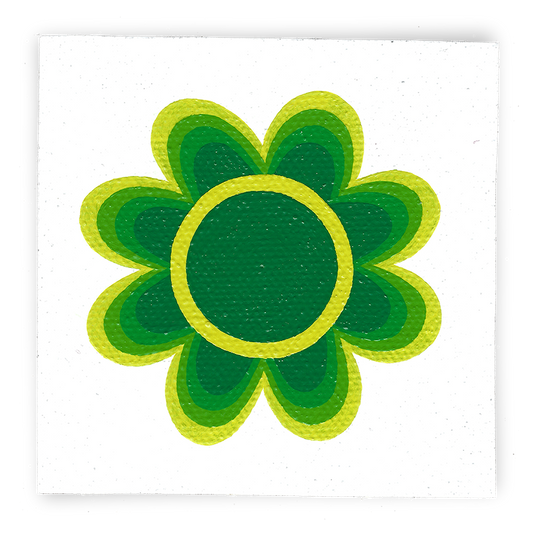 No. 08 Flower - Canvas Square